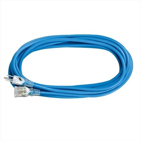 VOLTEC Voltec 05-00137 100 ft. SJEOW Blue Extension Cord With Lighted End; Case Of 6 05-00137